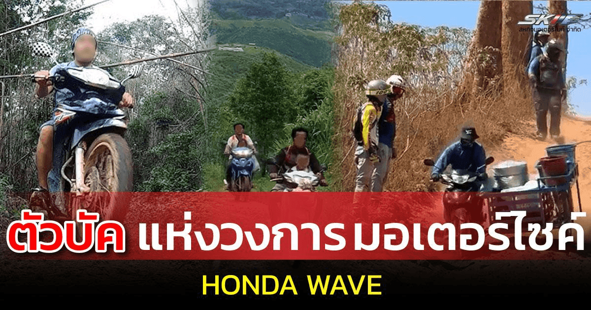 Wave110 ตัวบัค แห่งวงการมอเตอร์ไซค์ ซีซีไม่เกียว ใส่เดี่ยวได้หมด!!