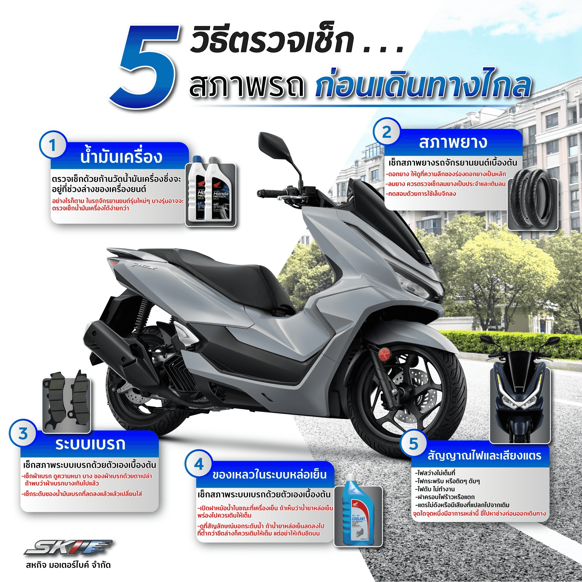 5 วิธีตรวจเช็กสภาพรถก่อนเดินทางไกล